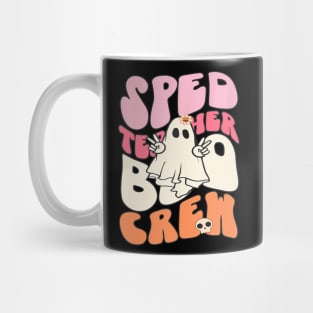 Sped Teacher Boo Crew Halloween Costume Sped Ed Team Mug